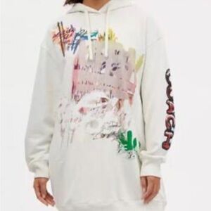 Coach Hoodie Dress Streetwear Size L Serf + Mint Collab